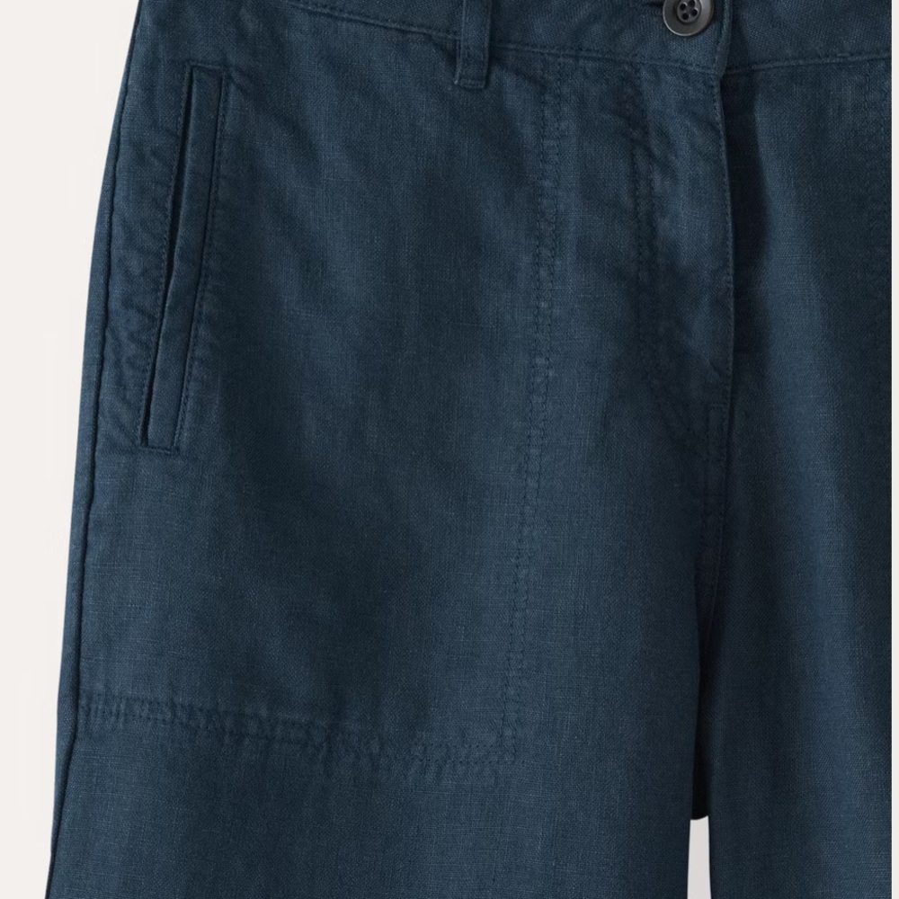 POETRY‎ RELAXED SHORTS Heavy linen Size 12 - Picture 3 of 10